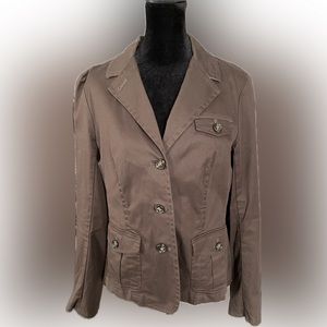 Talbots Cotton Blend Blazer Jacket - Size 8 - NWOT